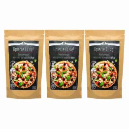 Zestaw 3 x Mieszanka do Wypieku Pizzy Bezglutenowa 250 g - Pięć Przemian