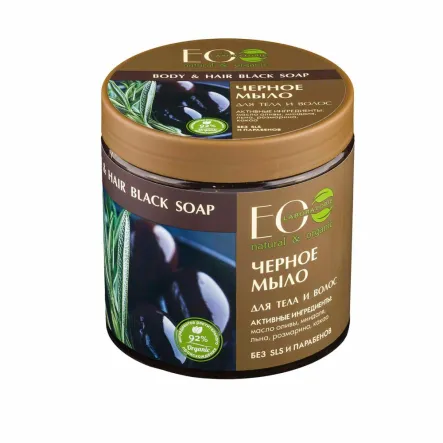 Mydło Czarne do Ciała i Włosów 450 ml Eo Laboratorie - Wyprzedaż