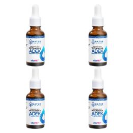4 x Witamina ADEK Krople 30 ml - Natur Planet