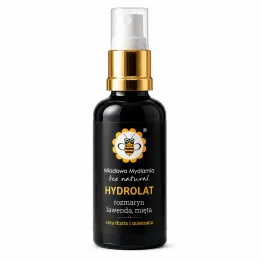 Hydrolat Rozmaryn, Lawenda i Mięta do Cery Tłustej i Mieszanej 50 ml - Miodowa Mydlarnia