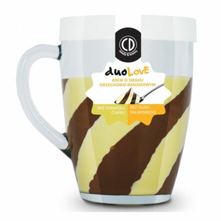 Krem Duolove Orzechowo Bananowy (Szklanka) 300 g CD - Przecena Krótka Data Minimalnej Trwałości