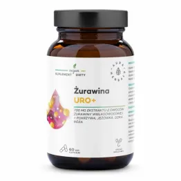 Żurawina Uro+ 60 Kapsułek - Aura Herbals
