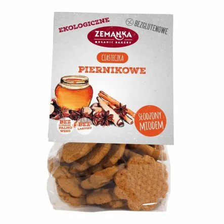 Ciastka Piernikowe Bezglutenowe Bio 100 g - Zemanka