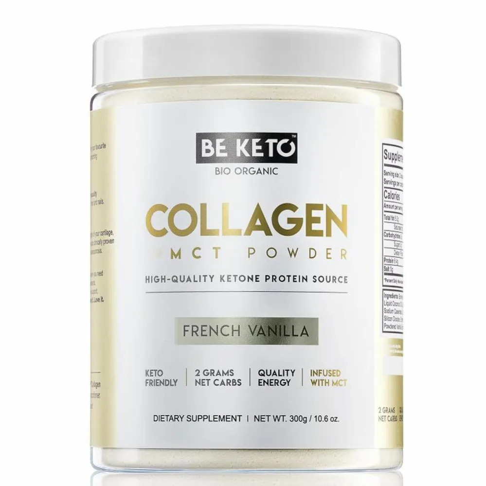 Keto Kolagen +MCT Francuska Wanilia 300 g - Beketo