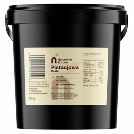 Pasta Pistacjowa Naturalna 1 kg - Naturalnie Zdrowe