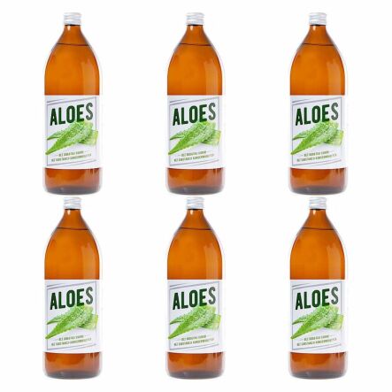 Zestaw 6 x Sok z Aloesu 1 l  Farma Card  