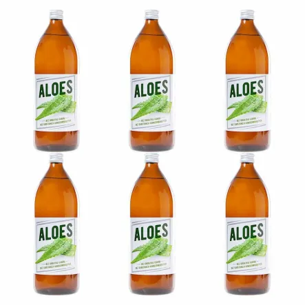 Zestaw 6 x Sok z Aloesu 1 l  Farma Card  