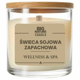 Świeca Sojowa o Zapachu Wellness & Spa 225 g - Big Nature