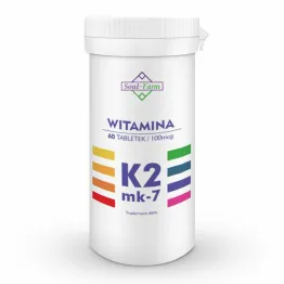Witamina K2Mk7 100 mcg 60 Tabletek - Soul Farm
