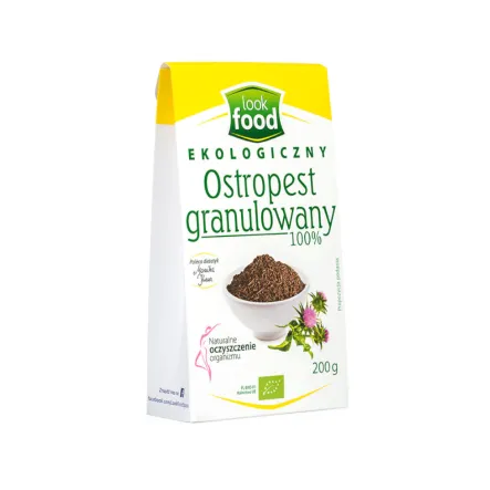 Ostropest Plamisty Granulowany 100% Ekologiczny 200 g Look Food