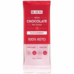 Keto Czekolada z Olejem MCT Dzika Malina 80 g - Beketo