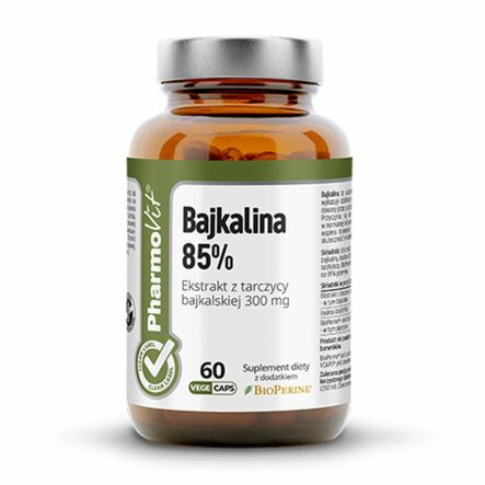 Bajkalina 85% 60 Kapsułek Clean Label - Pharmovit - Wyprzedaż