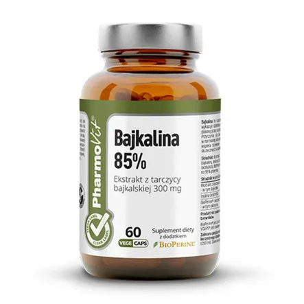 Bajkalina 85% 60 Kapsułek Clean Label - Pharmovit - Wyprzedaż