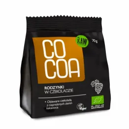 Rodzynki w Surowej Czekoladzie Bio 70 G - Cocoa
