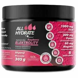 ALLHydrate Elektrolity Raspberry 305 g - Medicaline