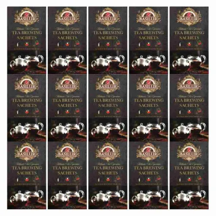15 x Filtry Papierowe do Herbaty TEA BREWING SACHETS 10 Sztuk - BASILUR
