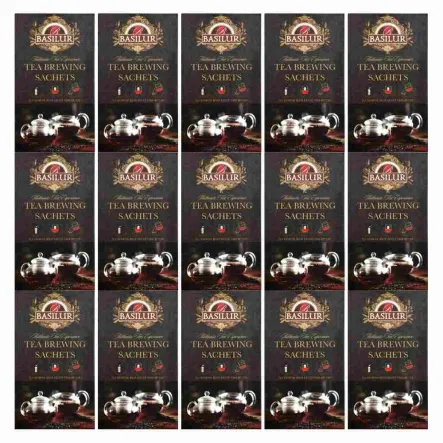 15 x Filtry Papierowe do Herbaty TEA BREWING SACHETS 10 Sztuk - BASILUR