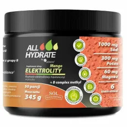 ALLHydrate Elektrolity Mango+ B Complex Methyl 345 g - Medicaline