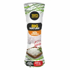Przyprawa Sól Morska Gruba Młynek 200 g - Big Nature