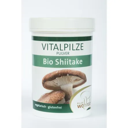 Shiitake Grzyby Twardnik Japoński Sproszkowane Bio 100 G Pilze Wohlrab Shitake - Wyprzedaż