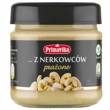 Pasta z Prażonych Orzechów Nerkowca 185 g - Primavika