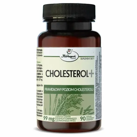 Cholesterol +90 Kapsułek - Herbapol Kraków
