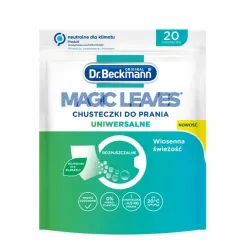 Chusteczki do Prania Rozpuszczalne Magic Leaves Uniwersalne 20 Sztuk - Dr. Beckmann