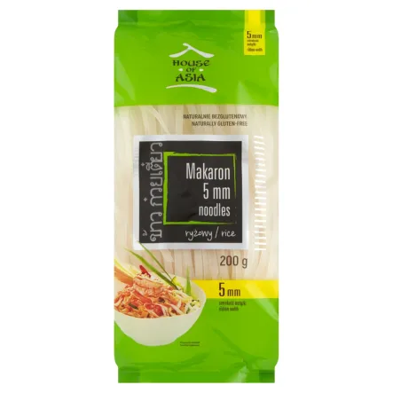 Makaron Ryżowy 5 mm 200 g - House of Asia