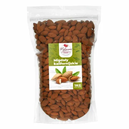Migdały Kalifornijskie 1 kg z USA Malinowe