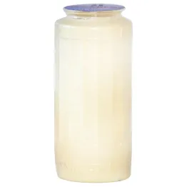 Biała Lampka Olejowa Nr 8 w Biodegradowalnym Pojemniku Biocellat® - AETERNA