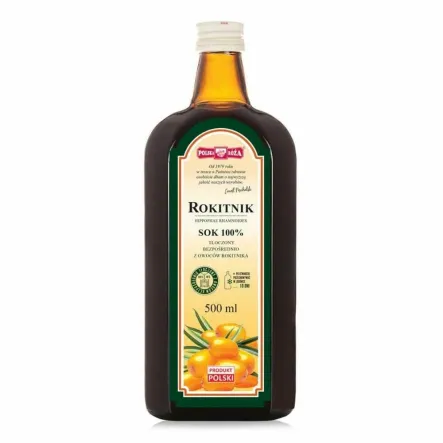 Rokitnik Sok Tłoczony NFC 500 ml - Polska Róża