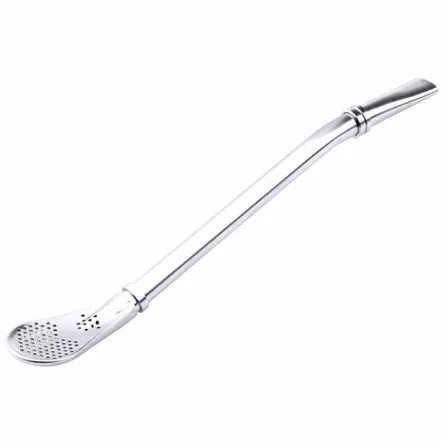 Bombilla Ze Stali Nierdzewnej do Yerba Mate 15,5 cm