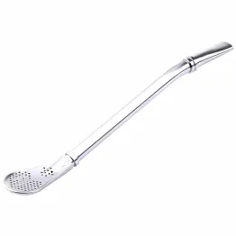 Bombilla Ze Stali Nierdzewnej do Yerba Mate 15,5 cm