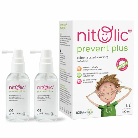 Pipi Nitolic Prevent Plus - Spray Ochrona Przed Wszawicą 150 ml - ICB Pharma