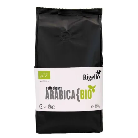 Kawa 100% Arabica Bio Ziarnista 0,5 kg - Rigello BLACK