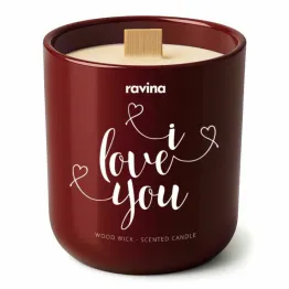 I LOVE YOU Sojowa Świeca Zapachowa w Szkle Typ Zapachu Amor - Ravina