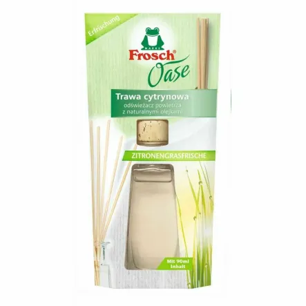 Odświeżacz Powietrza - Trawa Cytrynowa 90 ml - Frosch Oase