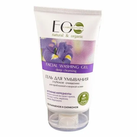 Głęboko Oczyszczający Żel do Mycia Twarzy do Cery Tłustej i Problemowej 150 ml - Ecolab - Wyprzedaż