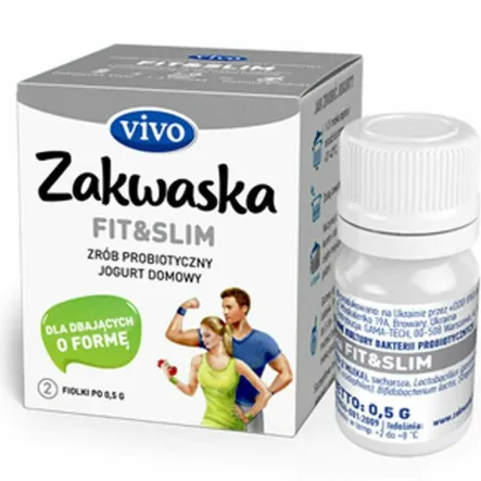 Zakwaska FIT and  SLIM 2 Sztuki 1 g (2x 0,5 g) - Vivo (COLD)