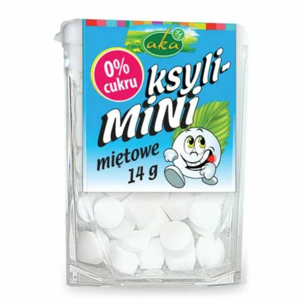 Ksyli-Mini Miętowe Drażetki Małe 14 g - Aka