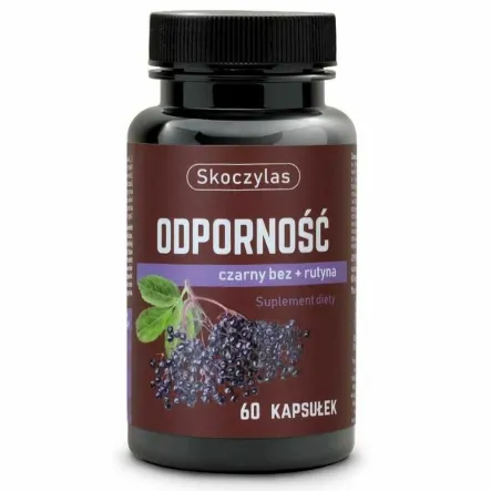 Odporność - Czarny Bez plus Rutyna 60 Kapsułek - Skoczylas