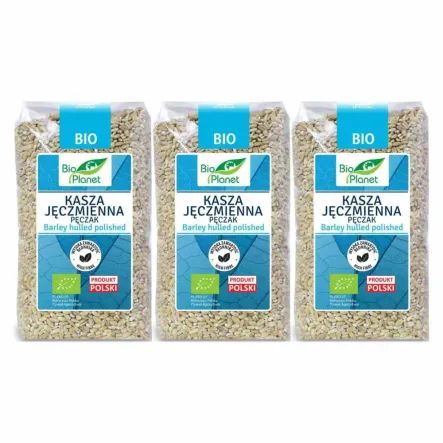 3 x Kasza Jęczmienna Pęczak Bio 500 g - Bio Planet 
