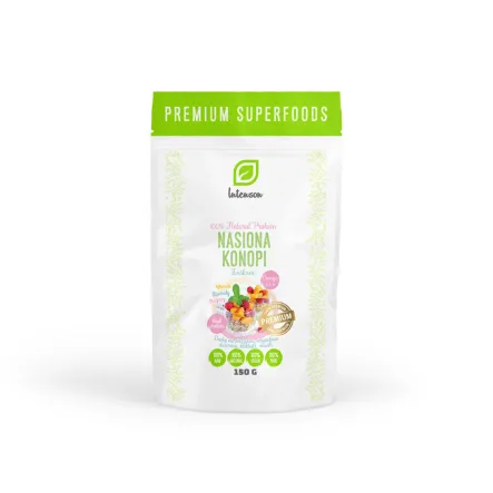 Nasiona Konopi Łuskane 150 g - Intenson