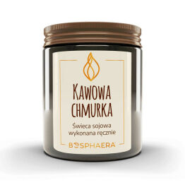 Świeca Sojowa Kawowa Chmurka 190 g - Bosphaera