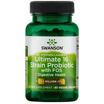 SWANSON Ultimate 16 Strain  Probiotyk 60 Kapsułek