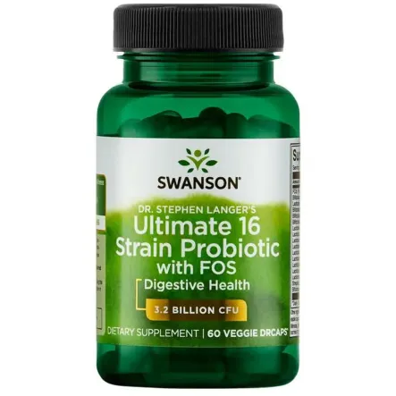 SWANSON Ultimate 16 Strain  Probiotyk 60 Kapsułek