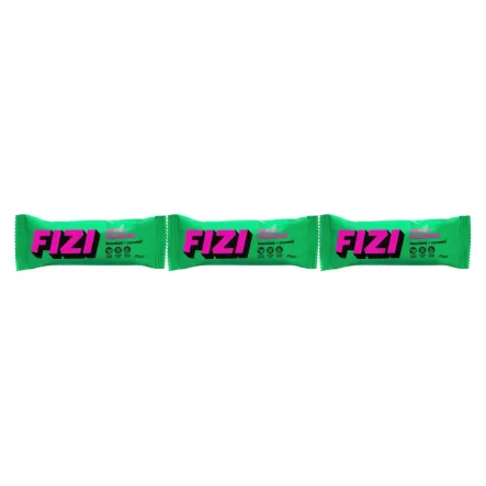 3 x Baton w Polewie Czekoladowej Orzech Laskowy + Karmel Bez Dodatku Cukru 45 g - FIZI