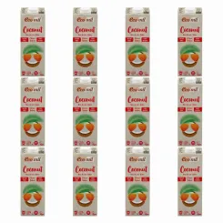 12 x Napój Kokosowy Classic Bez Dodatku Cukru  BIO 1 l - Ecomil
