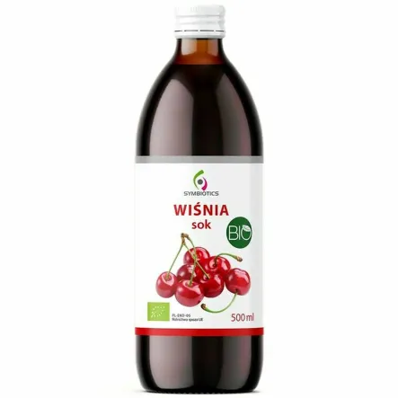 Wiśnia Sok Bio 500 ml - Symbiotics (data: 10.06.2026)