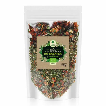 Sól Himalajska z Ziołami do Sałatek Bio 190 g - Dary Natury